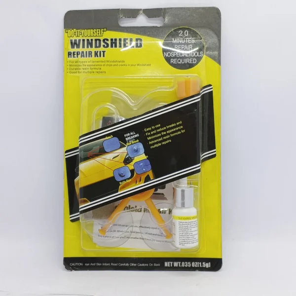 Windshield Glass Crack Repair Tool Kit