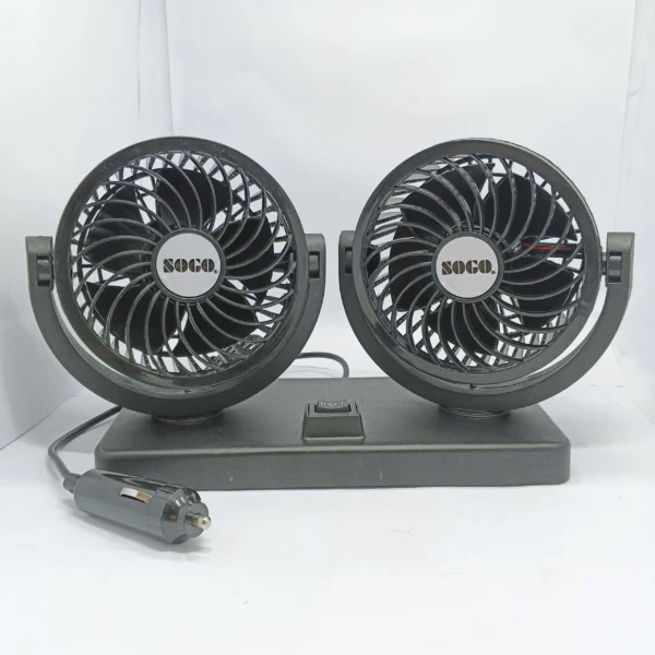 Sogo Double Headed Fan 12v