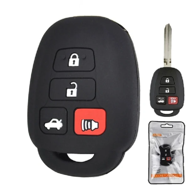 Silicone Car Key Case Cover For Toyota
