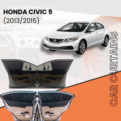 Car Curtains Honda Civic 2013-2015 (Rebirth)