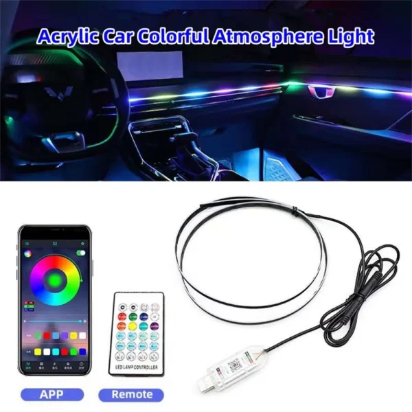 Car Dashboard Ambient Dynamic Light 1pc
