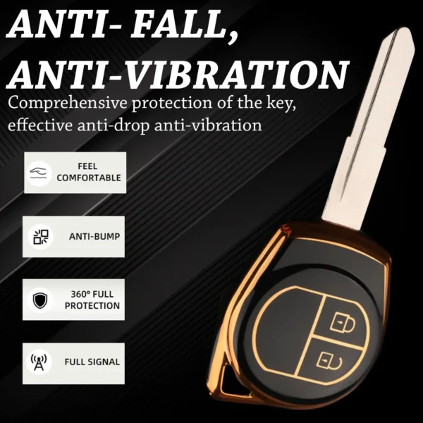 TPU 2-Button Remote Key Case Cover