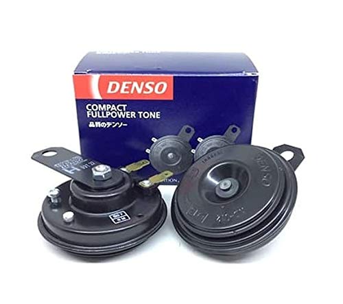 Denso Car 12V Compact Full Power Tone Horn Set