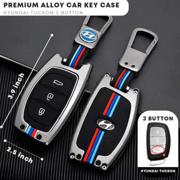 Key Remote Cover With Metal Shell Hyundai Tucson