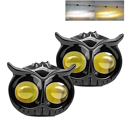 Owl Design Dual Color LED Fog Light – 2 piece