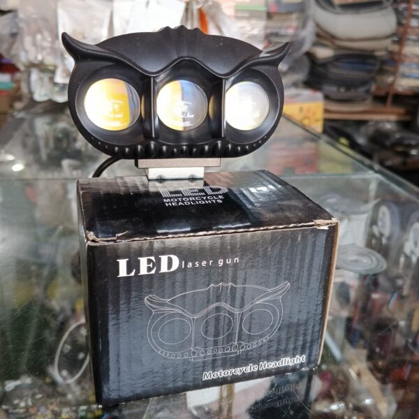 Owl Design Dual Color LED Fog Light – 1 piece